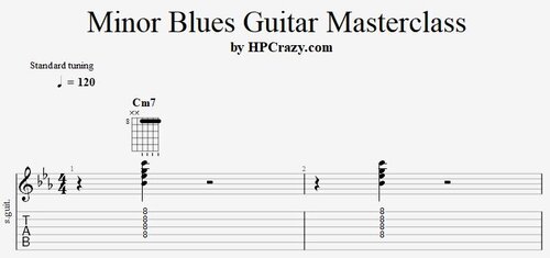More information about "Minor Blues Guitarmasterclass"