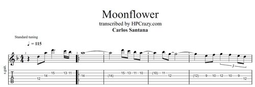 More information about "Moonflower ( Carlos Santana )"