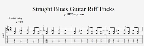 Straight Blues Guitar Riff
