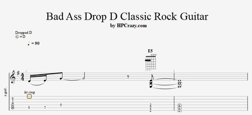 More information about "Bad Ass Drop D Classic Rock Guitar Riff & Backing Track"