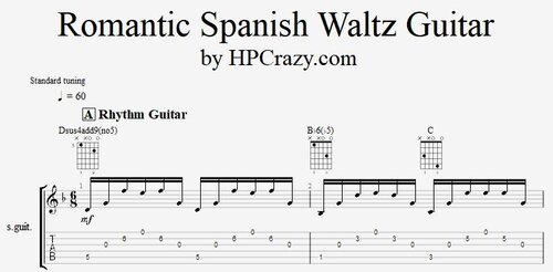 More information about "Romantic Spanish Waltz Guitar"