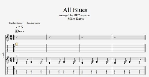All Blues ( Miles Davis )