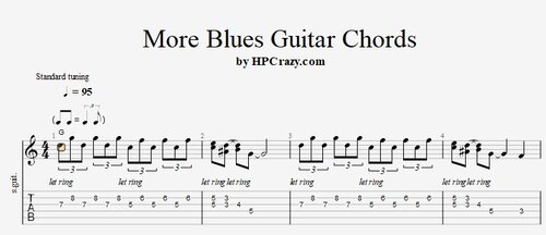 More information about "More Blues Guitar Chords ( G )"