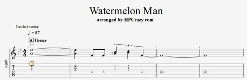 More information about "Watermelon Man ( Herbie Hancock ) - Tabs & Backing Track"