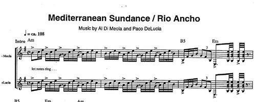 More information about "Mediterranean Sundance / Rio Ancho ( Al Di Meola / Paco De Lucia )"