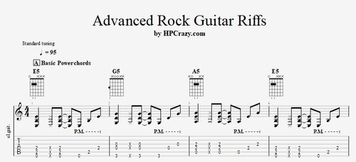 More information about "Advanced Rock Guitar Riffs"