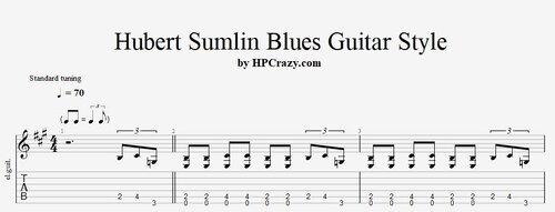 More information about "Hubert Sumlin Blues Guitar Style - Tabs & Audio"
