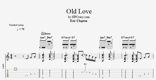 More information about "Old Love ( Eric Clapton )"