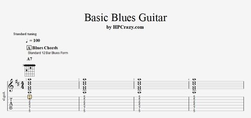 More information about "Basic Blues Guitar - Tabs & Backing Tracks"