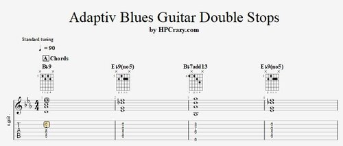 More information about "Adaptiv Blues Guitar Double Stops - Tabs & Backing Track"