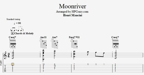 More information about "Moonriver - Tabs & Backing Track"