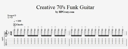 More information about "Creative 70's Funk Guitar - Tabs & Backing Track"