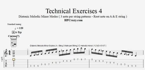 More information about "Diatonic Chord Progressions and Patterns - Melodic Minor"