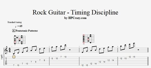More information about "Rock Guitar - Timing Discipline Tabs & Backing Track"