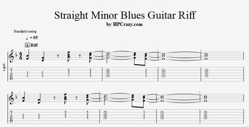 More information about "Straight Minor Blues Gutiar Riff"