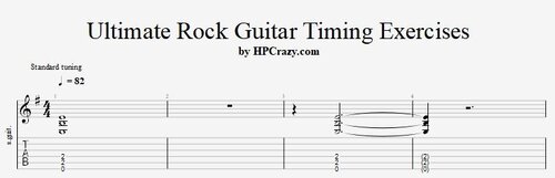 More information about "Ultimate Rock Guitar Timing Exercises - Tabs & Backing Track"