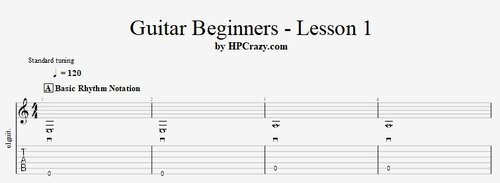 Guitar Beginners - Lesson 1