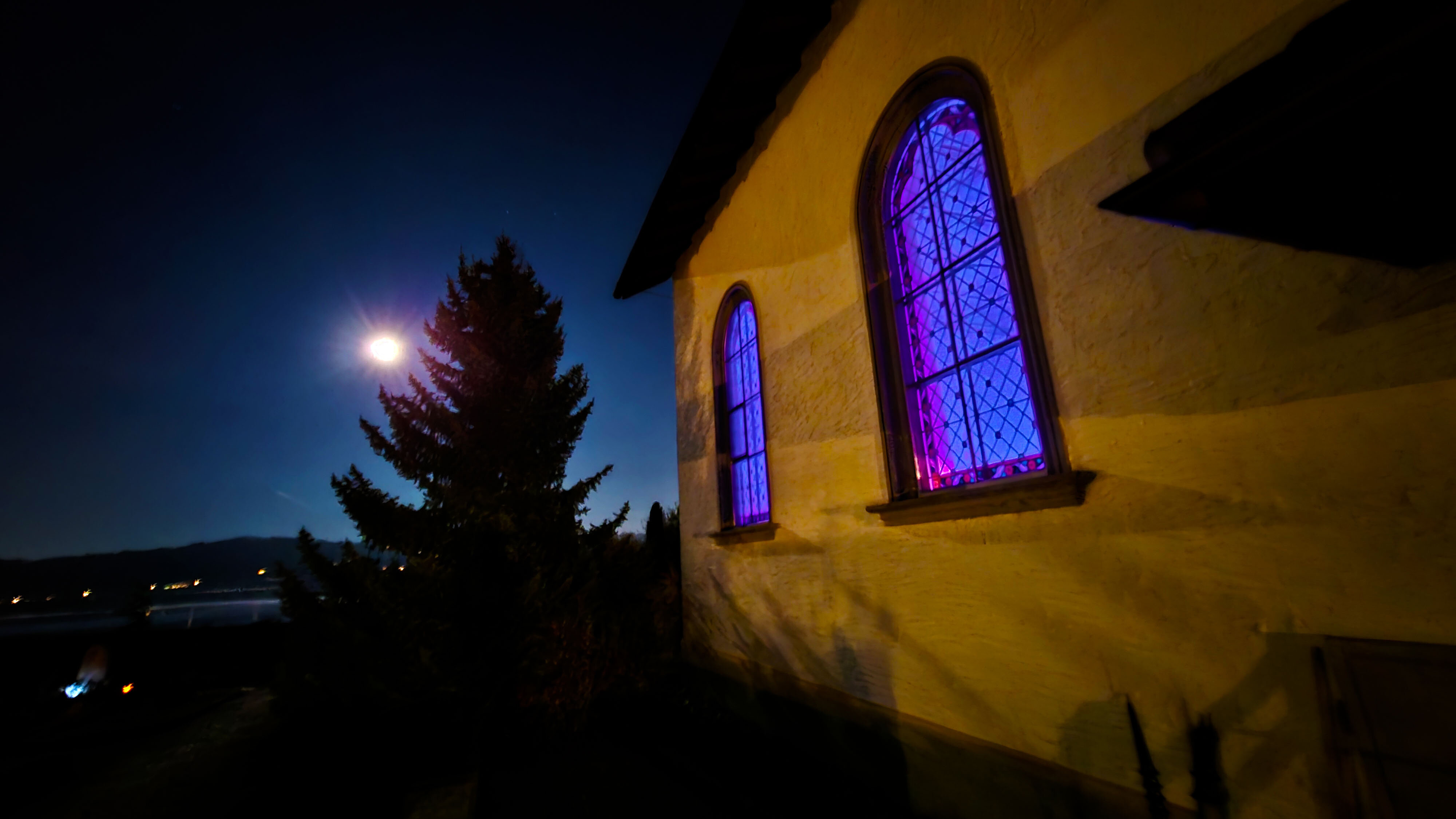 Farbmusik Vollmond Konzert